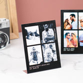 Personalised Retro Photo Booth Metal Print